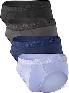 Lot de 4 sous-vêtements sans mouche respirants, ultra doux, confortables et légers