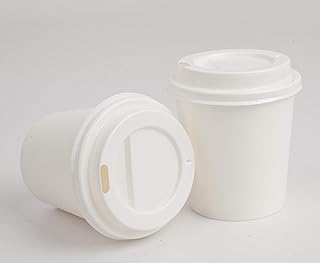 Tasses à café jetables en papier pomme dorée, 4 oz. quantité de tasses