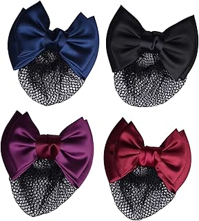 Daeyong hair net hair chignon cover, 4pcs pinces à chignon professionnelles pour danseuse