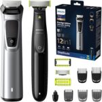 Philips multigroom series 9000 12 en 1, pour visage, cheveux et corps, mg9710/93