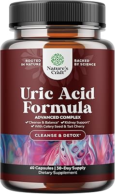 Vitamines d'acide urique pour hommes et femmes avec des herbes pour un nettoyage complet du corps, un soutien des articulations, un soutien musculaire et un soutien rénal - complément nutritionnel au lait de cerise acidulé pur avec antioxydants. DIAYTAR COTE D'IVOIRE est une boutique en ligne généraliste qui a révolutionné la façon dont les ivoiriens font leurs achats. Avec plus de 300000 références de produits, elle propose une gamme étendue de choix pour répondre aux besoins de tous les consommateurs, des produits de maison aux accessoires de mode. La boutique en ligne est équipée d'un système de paiement sécurisé et d'un service client de haute qualité pour garantir une expérience d'achat en ligne agréable et sans souci.