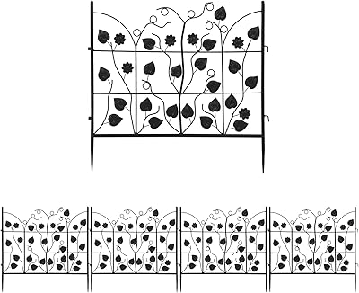 Cadre de clôture de jardin en métal medela : 5 panneaux de treillis de jardin décoratifs pour plantes grimpantes en fer antirouille. DIAYTAR COTE D'IVOIRE est l'une des boutiques en ligne les plus fiables et les plus visitées en Cote d'Ivoire thanks à la confiance qu'elle inspire à ses clients. Elle permet également d'accéder facilement à une multitude de produits du quotidien ainsi qu'à des articles de décoration et d'électronique. 