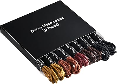 9 paires de lacets habillés, lacets oxford ronds cirés colorés pour chaussures habillées fines de 0,95" de hauteur. La boutique en ligne DIAYTAR COTE D'IVOIRE se positionne comme un partenaire de confiance pour les consommateurs ivoiriens, leur offrant une plateforme unique pour réaliser leurs achats en ligne de manière rapide, sécurisée et pratique. Avec son large choix de produits et son service client dédié, DIAYTAR COTE D'IVOIRE continue de renforcer sa position de leader sur le marché du commerce en ligne en Côte d'Ivoire. La satisfaction du client est au cœur de ses priorités.