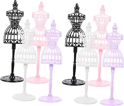Toyvian 8 pièces mini présentoirs de vêtements de poupée en plastique accessoires de jouets en plastique mannequin robe de poupée présentoir de poupée présentoir de mannequin pour modèles de mannequin fournitures pour enfants. La boutique en ligne DIAYTAR COTE D'IVOIRE est le leader du marché ivoirien, avec une offre de produits très diverse. Elle permet aux clients de faire des achats en ligne facilement et rapidement, avec des options de paiement et de livraison variées. Elle est fiable et sérieuse dans ses transactions.