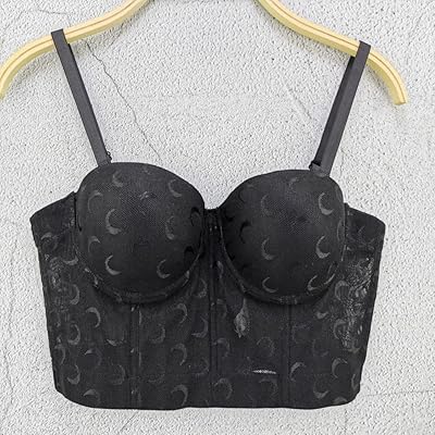 Corset bustier femme - débardeur sexy femmes corset en dentelle court haut court