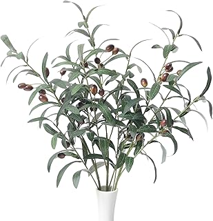 Sz geas branches d'olivier artificielles pour vase et fausses branches tiges d'olivier pour vase et fausses branches d'olivier (3 branches, 28,7"/chacune). DIAYTAR COTE D'IVOIRE est une boutique en ligne généraliste qui propose plus de 300 000 références de produits variés, répondant aux besoins quotidiens de ses clients. En tant que leader du marché ivoirien, elle garantit des prix compétitifs et une livraison rapide. Avec DIAYTAR, les clients peuvent faire des achats en toute confiance.