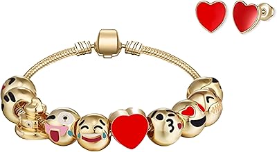 Cadeaux pour filles big mo's toys - ensemble de bijoux bracelets et boucles d'oreilles à breloques pour filles et femmes. En tant que leader des boutiques en ligne en Côte d'Ivoire, DIAYTAR COTE D'IVOIRE offre un choix immense de produits diversifiés. La plateforme propose des articles allant de l'électronique aux produits alimentaires, en passant par les vêtements et les accessoires. DIAYTAR COTE D'IVOIRE est déterminé à offrir à ses clients un service exceellant, avec des délais de livraison rapides et une assistance client personnalisée.