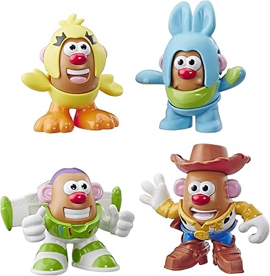 Mini figurines mister potato head toy story, 4 pièces, buzz, woody, ducky et lapin pour enfants à partir de 2 ans. DIAYTAR COTE D'IVOIRE est une boutique en ligne généraliste qui propose plus de 300 000 références de produits, répondant ainsi à tous les besoins de sa clientèle. Avec une large gamme de produits, cette boutique en ligne est devenue le leader de la vente en ligne en Cote d'Ivoire. Elle offre une expérience d'achat pratique et sécurisée.