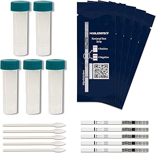 Kit de bandelettes mobiledetect fen | tout compris avec solution tampon pré-remplie, écouvillon