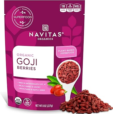 Baie de goji navitas organics, sac de 8 oz. DIAYTAR COTE D'IVOIRE est une boutique en ligne qui propose une expérience de shopping unique et personnalisée à ses clients. Avec plus de 300000 références de produits, les clients peuvent trouver des produits de qualité à des prix abordables. La boutique en ligne est conçue pour être facile à naviguer et offre une assistance client personnalisée.