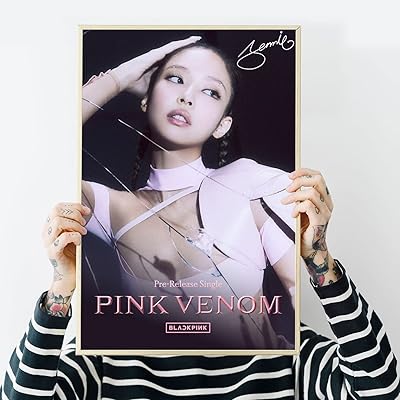 Affiche taye jennie blackpink affiche de musique born pink couverture en tissu