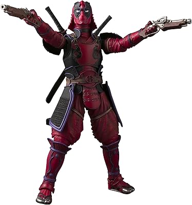 Bandai tamashii mishu manga reproduction figurine deadpool multicolore 6 pouces