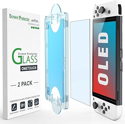Am film one touch protecteur d'écran en verre conçu pour nintendo switch oled 2021 - avec kit d'alignement automatique, sans bulles [2-pack]. DIAYTAR COTE D'IVOIRE est une boutique en ligne généraliste qui propose plus de 300 000 références pour répondre à vos besoins. Avec une offre large et variée, vous trouverez tout ce dont vous avez besoin sur ce site. DIAYTAR COTE D'IVOIRE est la boutique leader en Cote d'Ivoire pour vos achats en ligne.