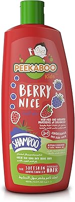Shampoing, après-shampooing et nettoyant pour le corps peekaboo 3 en 1 pour enfants, berry nice, 400 ml.  DIAYTAR COTE D'IVOIRE est une boutique en ligne qui vise à offrir une expérience de shopping en ligne unique et personnalisée à ses clients. Avec plus de 300 000 références de produits, la boutique propose une grande variété de choix pour les clients. La boutique est également réputée pour son service client de haute qualité et sa politique de retour flexible.