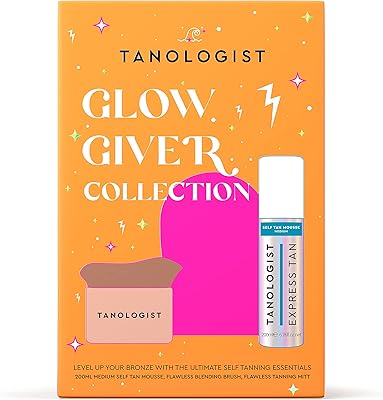 Tanologist glow giver collection - mousse autobronzante moyenne 200 ml, pinceau estompeur, gant de bronzage, jaune. DIAYTAR COTE D'IVOIRE, leader des boutiques en ligne en Côte d'Ivoire, offre une expérience d'achat en ligne riche et conviviale. Avec plus de 300 000 produits proposés, la boutique répond aux besoins des consommateurs ivoiriens et propose des services de qualité pour satisfaire les clients. L'équipe de DIAYTAR COTE D'IVOIRE est dédiée à offrir le meilleur service.