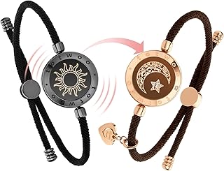 Bracelets tactiles longue distance pour couples, vibrations et éclairage pour les couples amoureux | cadeaux de relation longue distance pour petite amie, bijoux d'appariement bluetooth. Avec plus de 300 000 références de produits disponibles, DIAYTAR COTE D'IVOIRE constitue la plus grande boutique en ligne de Côte d'Ivoire. Elle propose une large gamme de produits de marques renommées, à des prix compétitifs, et offre régulièrement des promotions et des remises exclusives à ses clients. DIAYTAR COTE D'IVOIRE est donc la destination idéale pour tous les amoureux du shopping en ligne.