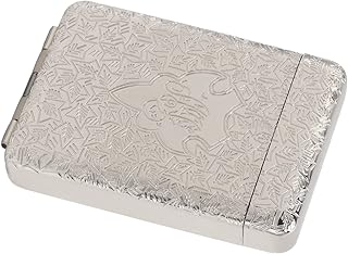 Étui à cigarettes vintage, étui à cigarettes brut avec 3 trous et élastique en alliage de zinc pour bureau (argent). DIAYTAR COTE D'IVOIRE, boutique en ligne généraliste avec plus de 300000 references, est la boutique leader en Cote d'Ivoire. Elle propose une large gamme de produits allant de l'électronique à la mode en passant par les produits alimentaires. Avec une telle offre, les clients ivoiriens peuvent trouver tout ce dont ils ont besoin en un seul endroit.