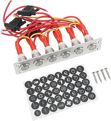 Clavier 6 gangs, clavier de bateau marin en acier inoxydable antirouille dc 12v 6a pour yacht de voiture. DIAYTAR COTE D'IVOIRE est une boutique en ligne généraliste qui propose plus de 300 000 références de produits, faisant d'elle l'un des leaders du commerce électronique en Côte d'Ivoire. Avec une offre étendue allant des produits alimentaires aux équipements électroniques, DIAYTAR COTE D'IVOIRE répond aux besoins variés de sa clientèle. Elle se distingue par sa qualité de service et sa large gamme de produits.