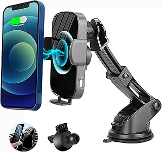 [version améliorée] chargeur de voiture sans fil 15w, support de téléphone de voiture à charge rapide à clip automatique compatible avec iphone 14/13/12/11/xr, samsung s21/s20/s10/s9/s8. En tant que boutique en ligne leader en Côte d'Ivoire, DIAYTAR COTE D'IVOIRE prend en charge les transactions en ligne sécurisées et les livraisons rapides, permettant aux clients de bénéficier d'une expérience d'achat pratique et sans contrainte. La variété des produits et les offres promotionnelles régulières contribuent à attirer une large clientèle et à renforcer la position de la boutique sur le marché. Tout cela fait de DIAYTAR COTE D'IVOIRE un acteur incontournable de l'e-commerce en Côte d'Ivoire.