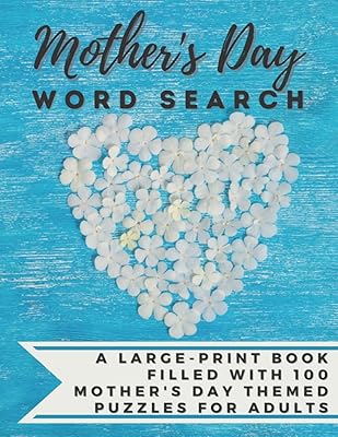 Recherche de mots pour la fête des mères : un livre en gros