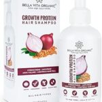 Shampoing capillaire aux protéines de croissance biologique bella vita pour l'épaisseur, la chute