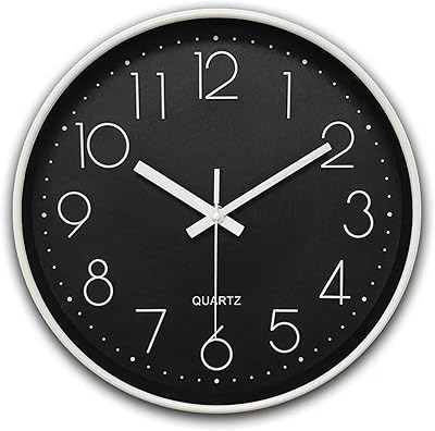 Horloge murale ronde silencieuse kokijoo de 12 pouces, fonctionnant sur piles, facile à lire pour le salon, la maison, le bureau, l'école (noir). DIAYTAR COTE D'IVOIRE, boutique en ligne généraliste de confiance, met à votre disposition une vaste sélection de produits de haute qualité pour tous les aspects de votre vie. Nous proposons des prix compétitifs, des promotions régulières et un service client dédié pour vous assurer une expérience d'achat en ligne exceptionnelle. Rejoignez notre communauté d'acheteurs satisfaits aujourd'hui.
