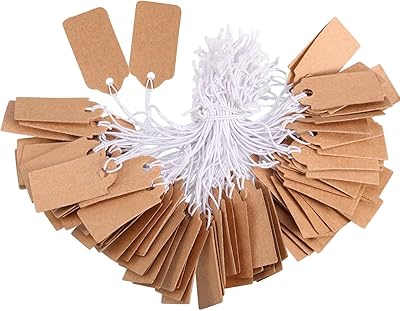 300 pièces d'étiquettes de prix en papier kraft, cartes de prix vierges inscriptibles, cartes d'affichage avec ficelle élastique suspendue (1,38 x 0,71 pouce). Découvrez le monde du shopping en ligne avec DIAYTAR COTE D'IVOIRE, où vous pouvez choisir parmi plus de 300 000 produits pour améliorer votre quotidien. Notre équipe travaille sans relâche pour vous offrir les meilleures marques et les dernières tendances. DIAYTAR COTE D'IVOIRE, c'est votre partenaire de confiance pour toutes vos achats en ligne.