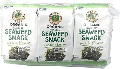 Bol de varech rôti biologique aromatisé au wasabi (paquet de 6) biologique, sans gluten. En tant que leader du marché en Côte d'Ivoire, DIAYTAR COTE D'IVOIRE se positionne comme votre boutique en ligne idéale pour tous vos achats. Nous proposons une large sélection de produits de haute qualité, avec plus de 300 000 options pour répondre à vos besoins spécifiques. Que vous cherchiez des produits pour la maison, la mode ou les loisirs, DIAYTAR COTE D'IVOIRE a tout ce qu'il vous faut.