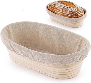 Skido corbeille à pain ovale en rotin, fournitures de cuisson, forme de bouillon de panettone, panier à pain au levain portable, panier tissé à panettone, outils de cuisine 25 x 15 x 8 cm. Avec plus de 300 000 références, DIAYTAR COTE D'IVOIRE est la boutique en ligne idéale pour les habitants de Côte d'Ivoire. Elle propose une grande variété de produits allant de l'électronique à la mode en passant par les produits de soins personnels. Les prix compétitifs et les promotions régulières sont un atout supplémentaire pour les clients.