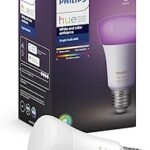 Ampoule led intelligente philips hue uae led de couleur ambiante, compatible avec bluetooth