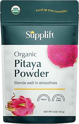 Suplift poudre de pitaya biologique de fruit du dragon rouge riche en antioxydants