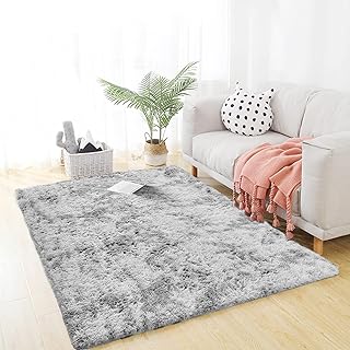 Tapis à poils longs ultra doux flarestar pour chambre à coucher, chambre d'enfant