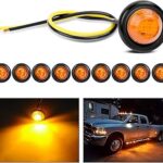 Nilite 10pcs tl-03 3-4 pouces led avant arrière côté balle lumière pour camion