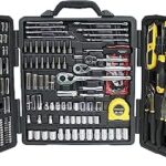Ensemble d'outils multifonctions stanley 73795, 210 pièces - chrome poli