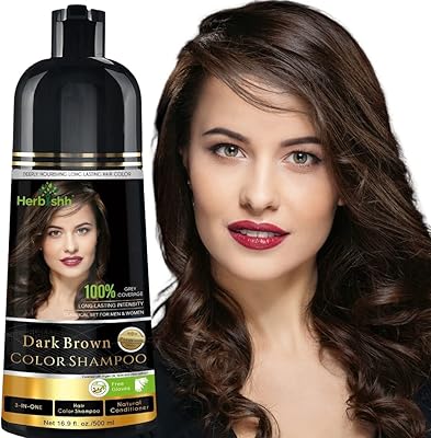 Shampoing colorant herbishh pour cheveux gris – shampoing colorant capillaire – colore les cheveux en quelques minutes – dure jusqu'à 2-3 semaines – 500 ml – coloration capillaire 3 en 1 | (châtain foncé). DIAYTAR COTE D'IVOIRE est une boutique en ligne généraliste qui propose plus de 300000 références de produits, faisant d'elle le leader du marché en Côte d'Ivoire. Avec une large gamme de produits, les clients peuvent trouver tout ce dont ils ont besoin sur une seule plateforme. DIAYTAR COTE D'IVOIRE se démarque par sa qualité de service et sa livraison rapide.