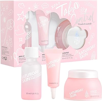 Coffret de soins de la peau 3 pièces saturday skin - tonique clarifiant