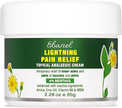 Crème anti-douleur ebanel 65 ml soulagement des douleurs articulaires et musculaires avec msm. DIAYTAR COTE D'IVOIRE, boutique en ligne généraliste, propose plus de 300000 références pour répondre à tous vos besoins. Avec une gamme variée de produits, cette boutique en ligne est devenue la référence en Côte d'Ivoire. Elle offre une expérience d'achat en ligne pratique et fiable.