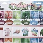 Kit de teinture tulipe en une étape, couleurs du désert, activité artisanale facile