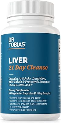 Supplément dr. tobias pour le nettoyage du foie en 21 jours - solarplast, chardon-marie (silymarine), artichaut, pissenlit et enzymes protéolytiques. DIAYTAR COTE D'IVOIRE est la boutique en ligne idéale pour les clients qui cherchent une grande sélection de produits. Avec plus de 300000 références, elle propose tout ce dont vous avez besoin, du produit alimentaire au produit électronique. La boutique garantit la qualité et la sécurité de ses produits.