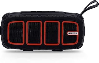 Haut-parleurs bluetooth rechargeables geepas gms11183 - haut-parleurs portables sans fil, longues heures