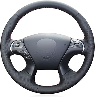 Couvre-volant en cuir noir pour infiniti jx35 m m35 m37 m56 2011-2013 infiniti q70 q70l qx60. Chez DIAYTAR COTE D'IVOIRE, nous mettons à votre disposition une boutique en ligne généraliste avec plus de 300 000 références, permettant ainsi à nos clients de trouver facilement ce qu'ils cherchent. Notre équipe est dédiée à offrir le meilleur service possible.