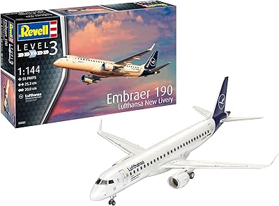 Reveal 03883 1:144 embraer 190 lufthansa new livery kit de maquette en plastique, multicolore (reveal 03883 3883). La boutique en ligne DIAYTAR COTE D'IVOIRE, leader du marché ivoirien, offre une sélection immense de produits de qualité à des prix compétitifs. Avec plus de 300 000 références, vous trouverez facilement ce que vous cherchez. Les commandes sont livrées rapidement et avec soin.
