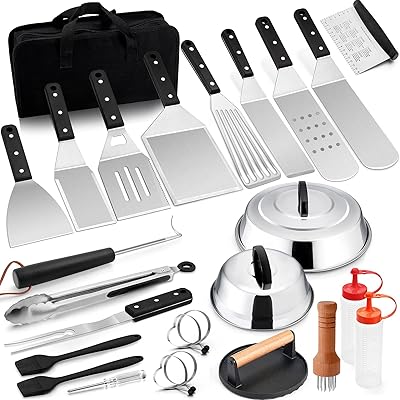 Ensemble d'accessoires de barbecue 26 pièces ensemble de couverts pour en acier inoxydable avec dôme. DIAYTAR COTE D'IVOIRE est une boutique en ligne généraliste proposant plus de 300 000 références de produits variés, faisant d'elle la boutique leader en Côte d'Ivoire. Avec une large gamme de produits, les clients peuvent trouver tout ce dont ils ont besoin en un seul endroit. Elle offre une expérience d'achat en ligne pratique et sécurisée.