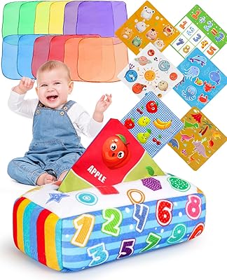 Jouets pour bébé de 12 mois - jouets montessori pour bébés de 12 mois - jouets sensoriels pour nouveau-nés et tout-petits - boîte à mouchoirs magique pour bébé - jouet éducatif à contraste élevé - jouet stem - cadeau pour bébé dinorun. La boutique en ligne DIAYTAR COTE D'IVOIRE propose une gamme variée de produits allant de l'électronique aux vêtements, en passant par les produits d'hygiène et les accessoires de maison. Elle est la destination idéale pour les clients qui cherchent à acheter des produits de qualité à des prix raisonnables. Les clients peuvent également profiter de promotions et de réductions régulières.