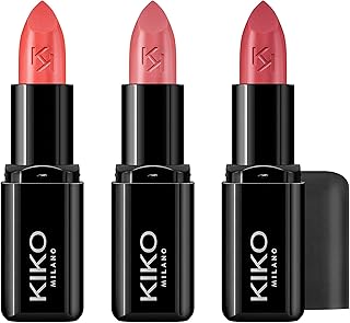Kiko milano smart fusion lipstick set 02 | coffret de 3 rouges à