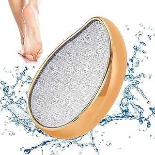Rime à pieds en verre castowave pour éliminer les callosités, épurateur de pieds