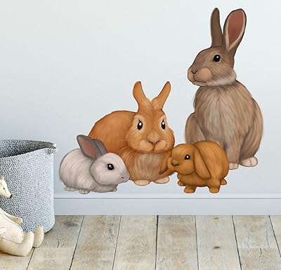 Stickers muraux de lits de lapin au design de jungle pour enfants - décoration murale pour chambre d'enfant en bas âge, garçons et filles, autocollants muraux, décoration de chambre à coucher, décor diy. DIAYTAR COTE D'IVOIRE est une boutique en ligne généraliste qui propose plus de 300 000 références de produits. Elle est la boutique leader en Côte d'Ivoire et offre une grande variété de produits à des prix compétitifs. Les clients peuvent trouver tout ce dont ils ont besoin en un seul endroit.