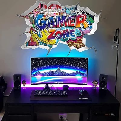 Toarty gamer zone autocollants muraux 3d pour accessoires de chambre de joueurs. Diaytar Côte d'Ivoire, c'est l'endroit où vous pouvez trouver tout ce dont vous avez besoin en un seul clic. En tant que leader du marché en Côte d'Ivoire, nous nous efforçons de vous proposer les meilleurs prix, les produits les plus tendances et un service client de qualité supérieure. Rejoignez notre communauté d'acheteurs satisfaits et découvrez pourquoi nous sommes la boutique en ligne préférée des Ivoiriens !