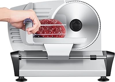 Trancheuse à viande pour la maison trancheuse pain électrique hosnat avec lame amovible en acier. DIAYTAR COTE D'IVOIRE est une boutique en ligne généraliste proposant plus de 300 000 références, ce qui en fait l'une des plus grandes plateformes de commerce en ligne de Côte d'Ivoire. La boutique offre une large gamme de produits, allant de l'électronique aux vêtements, en passant par les produits alimentaires. Elle est reconnue pour sa qualité de service et sa livraison rapide.