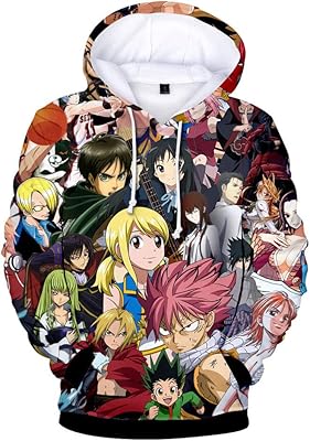 Sweat à capuche cosplay imprimé 3d anime fairy tail. DIAYTAR COTE D'IVOIRE, boutique en ligne généraliste avec plus de 300000 références, offre une large gamme de produits pour répondre à tous les besoins. Elle est devenue la boutique leader en Cote d'Ivoire grâce à sa qualité de service et sa grande variété de produits. Elle propose des produits allant de l'électronique aux vêtements en passant par les produits alimentaires.